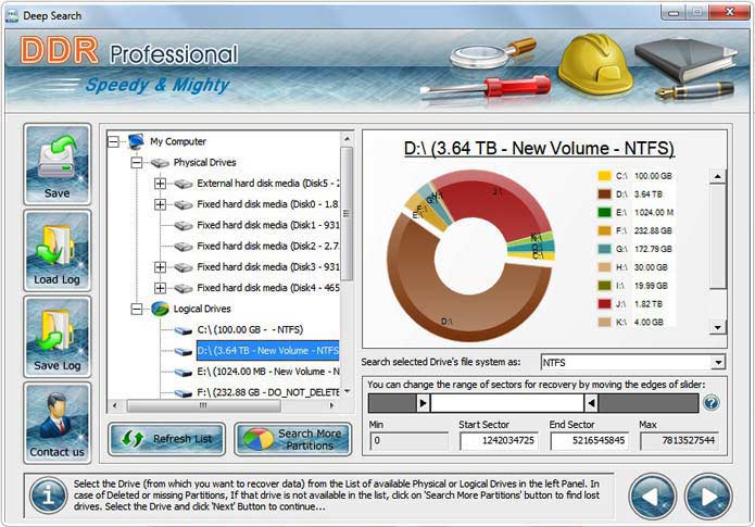 Screenshot of Professional Card Recovery 4.0.1.6