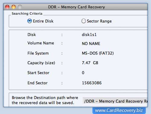 Mac Memory Card Recovery