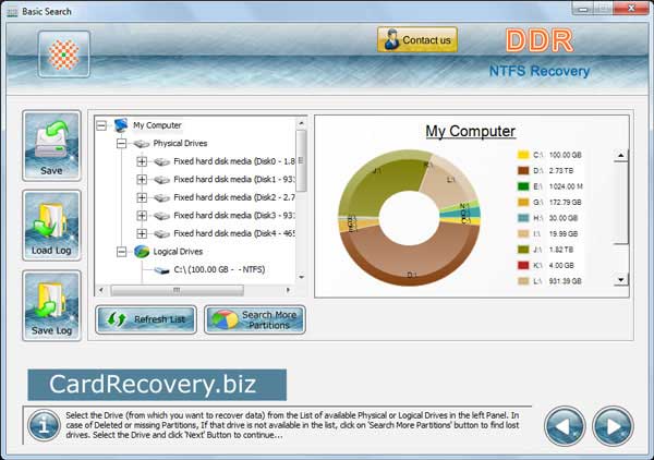 NTFS Disk Data Recovery Software