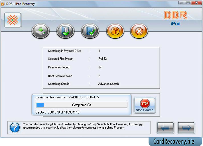 iPod data retrieval program