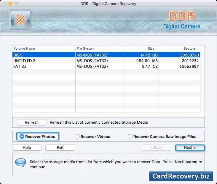 Mac Digital Camera Recovery