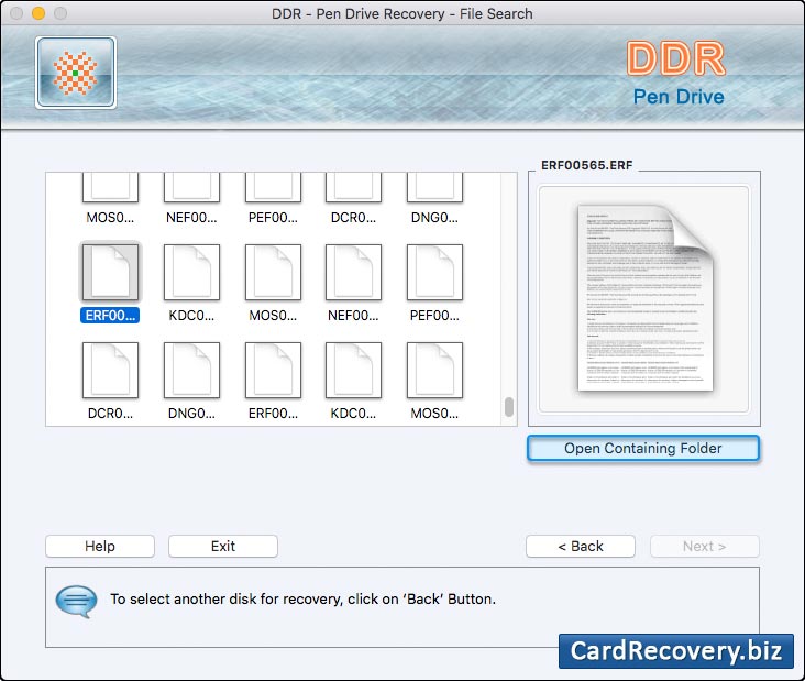 Recovered Data