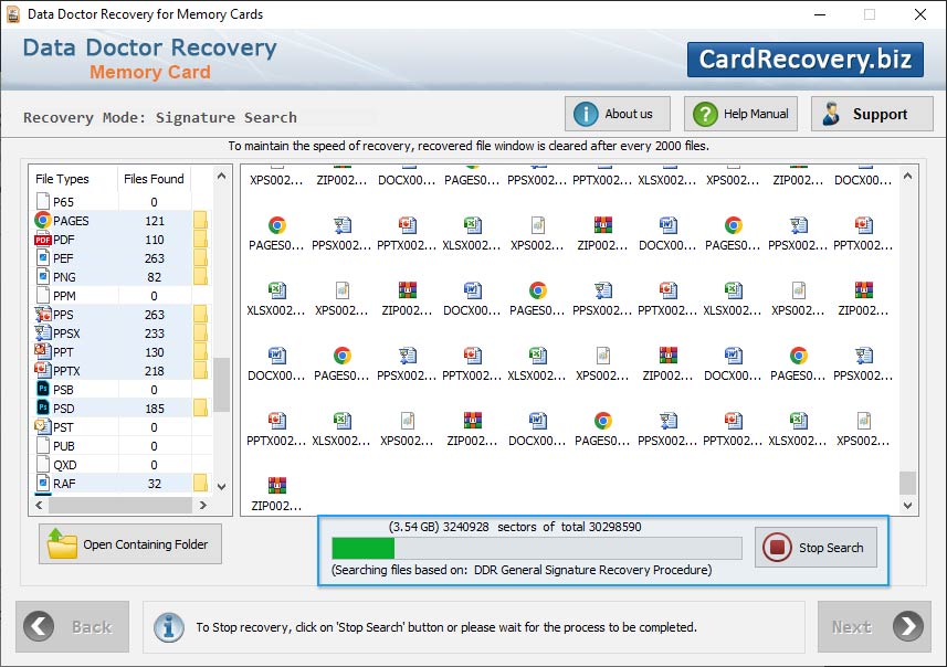 Memory Card recovery