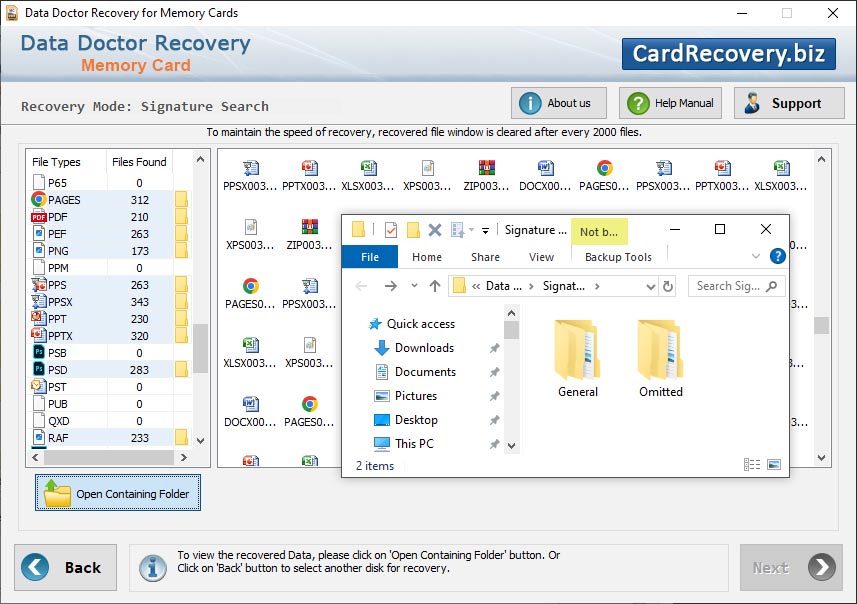 Memory Card Recovery