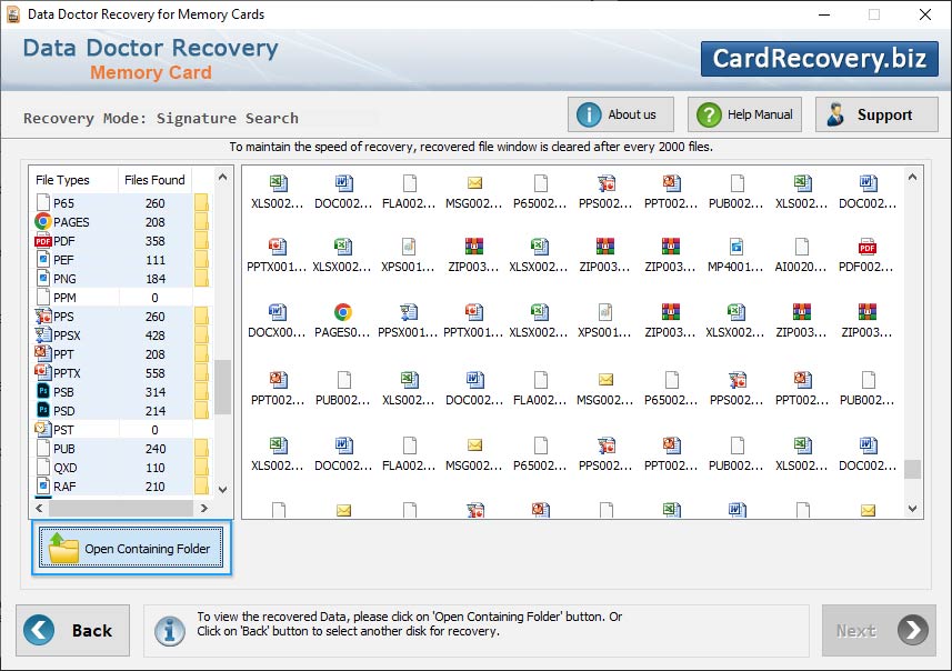 Recovered Data