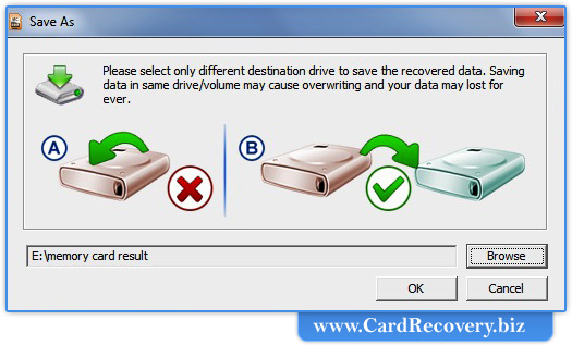 Memory card recovery