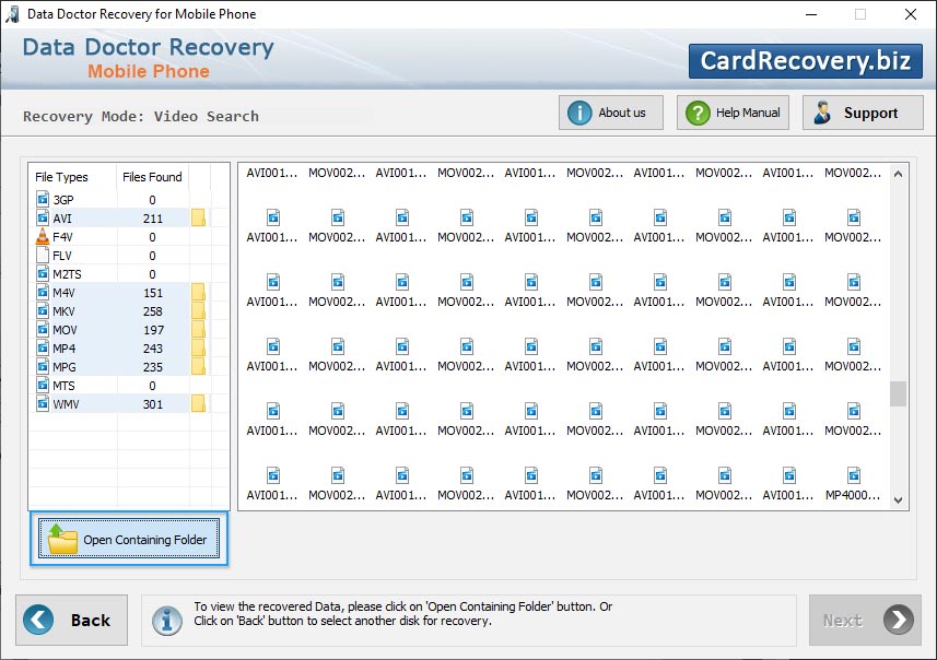 Open Containing Folder