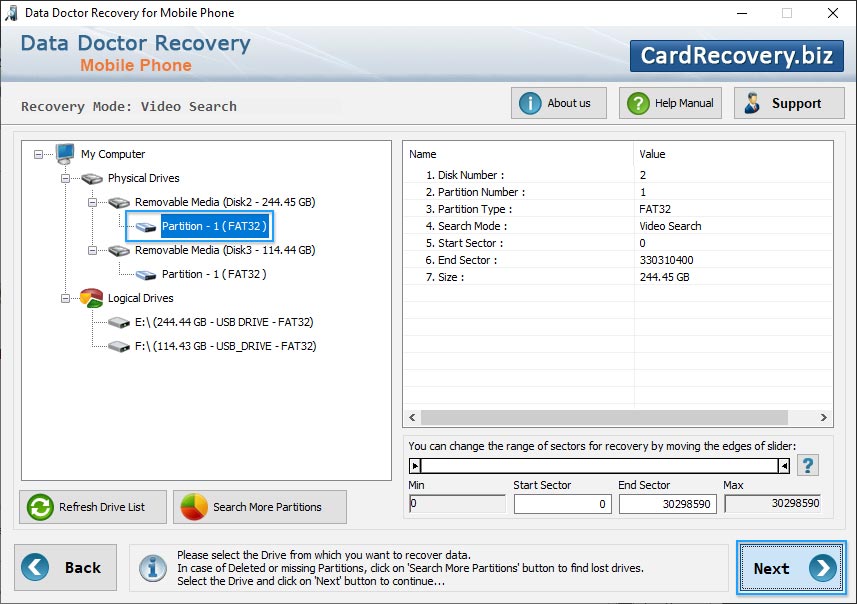 Recovered Data