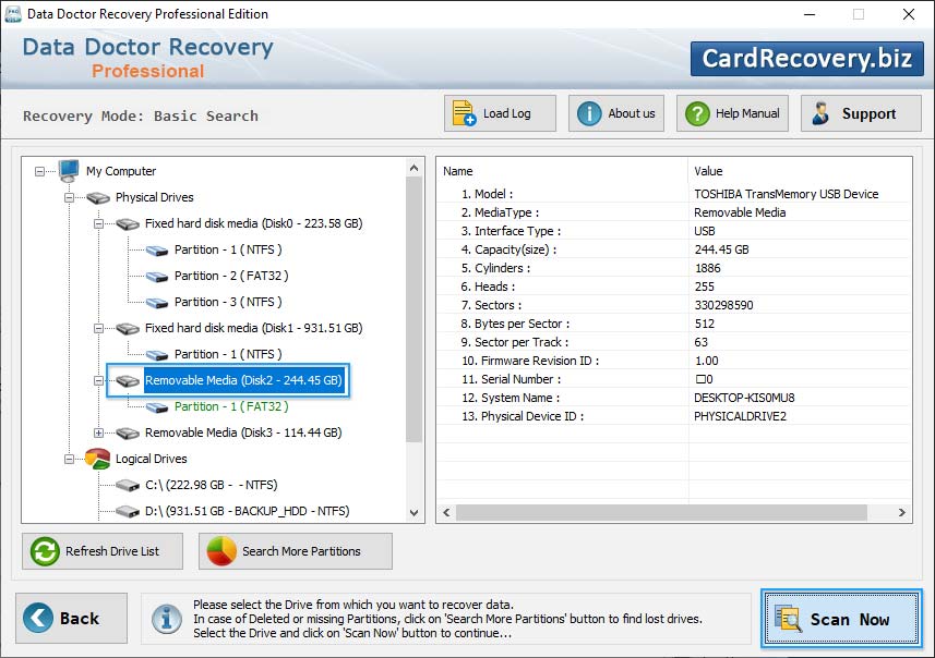ecover lost data