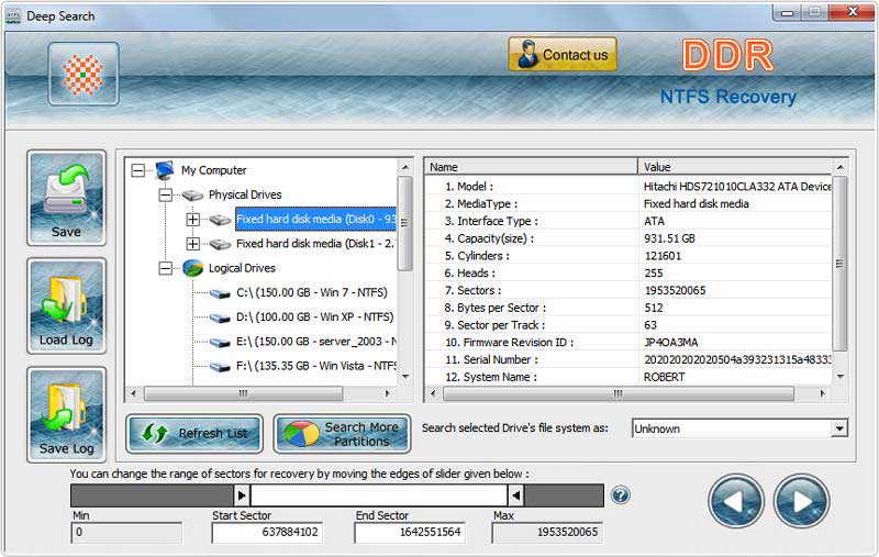 NTFS Hard Disk Recovery Software Windows 11 download