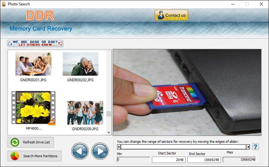 How to Recover Images from Memory Card screenshot